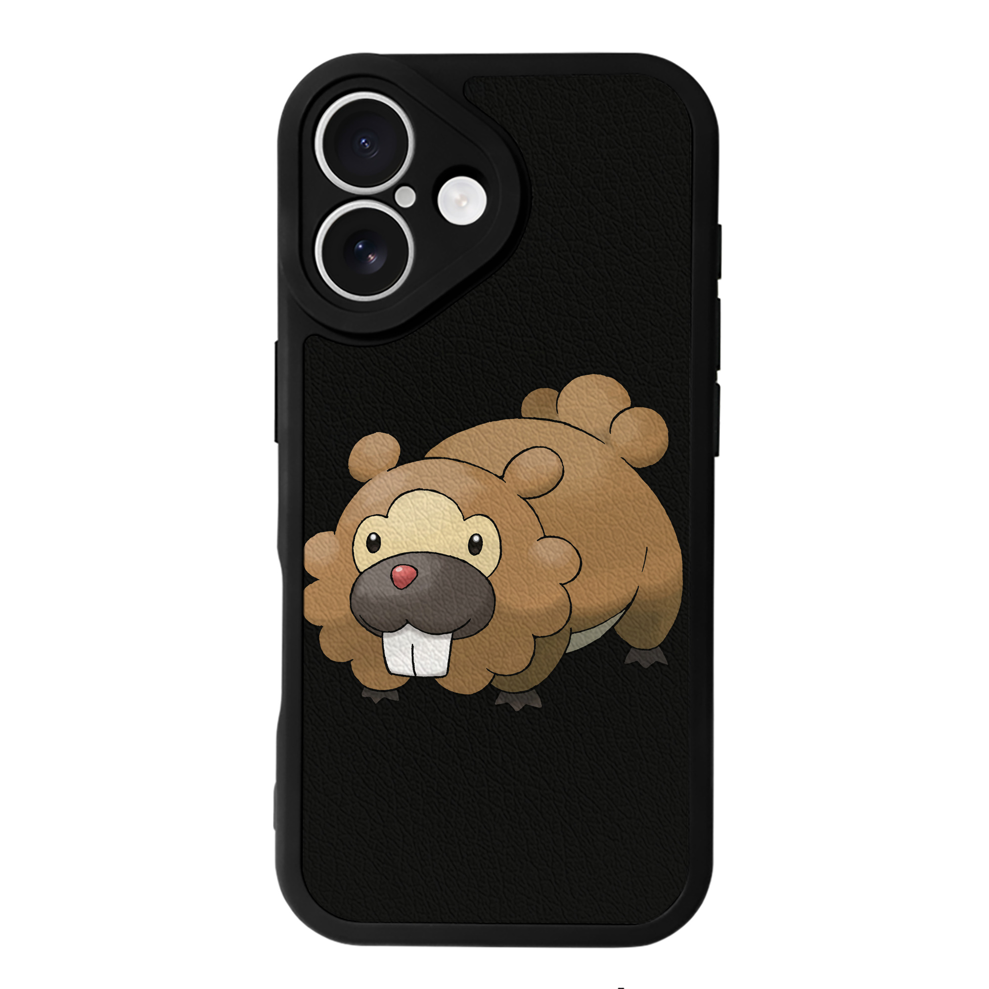 （画像用） ポケットモンスター Pokémon 【iPhone 16シリーズ対応】シリコンスマホケース（レザー調） 材質：シリコン